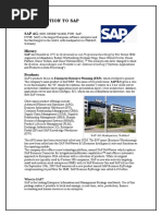 Introduction To SAP PDF