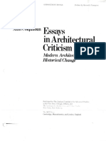 Essays in Architectural Criticism
