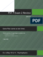 PSY 7 Exam 2 Review