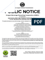 OBRC Public Notice for Beaverton Recycling Center