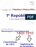 História- Da I Republica à Ditadura Militar 11º