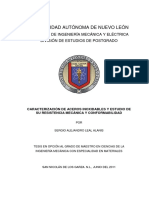 Caracterización de Aceros Inoxidables PDF