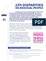 Hrc-Health Disparities Among Bisexual People