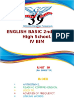 Repaso Ingles Basico 4 Bim 2do Sec