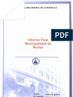 Informe final N° 231 - 09. Municipalidad de Ñuñoa, sobre control financiero Corporación de Desarrollo Social