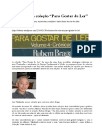 A Historia Da Colecao para Gostar de Ler