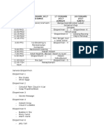 Jadual Science Camp SK SG Batu, Serdang