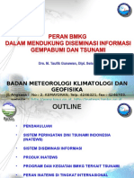 3 Peran BMKG Dalam Mendukung Diseminasi Informasi Gempabumi & Tsunami