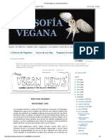 Noticias Veganas. Nov. 1944.