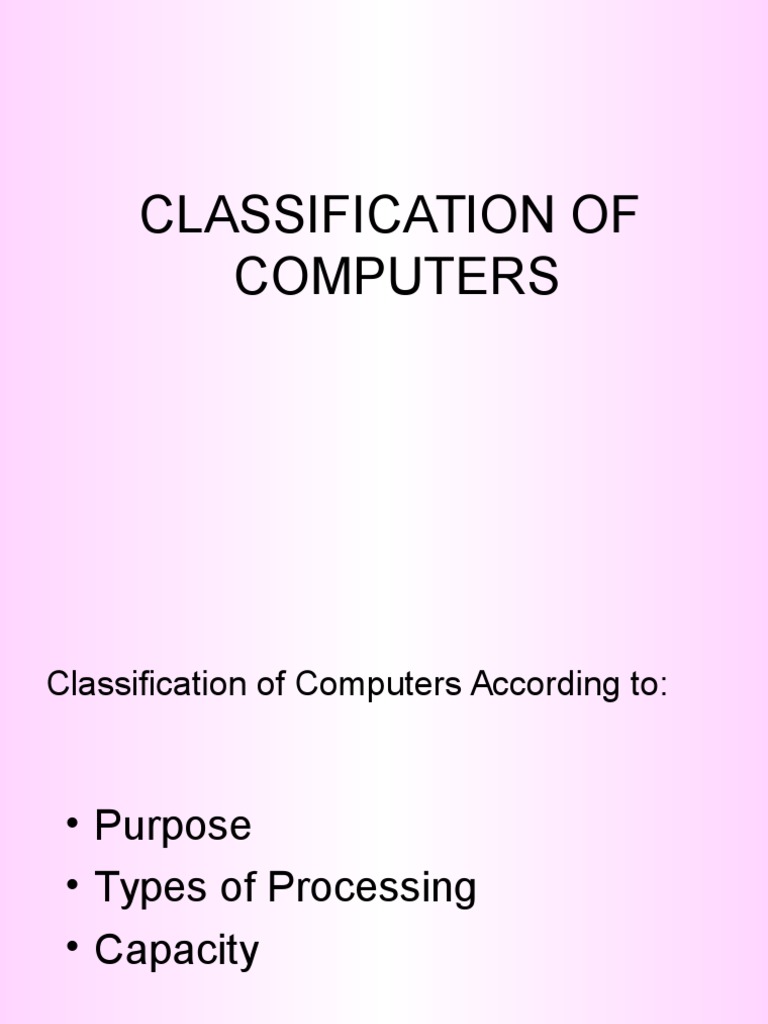 Let S Learn About Classification Of Computers By Sizo - vrogue.co