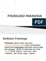 Fisiologi Manusia Power Point