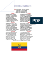 Himno Nacional Del Ecuador