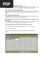 SSHR Setup Steps