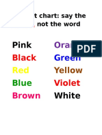 Read The COLOR Not The Words