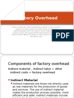 Factory Overhead - RFD