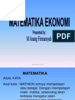 Matematika Ekonomi PDF