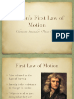 Newtons First Law PDF