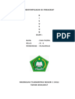 Menyimpulkan isi paragraf