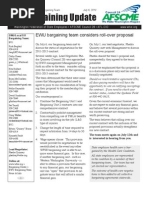 EWU Bargaining Update