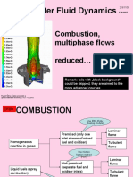 Computer Fluid Dynamics: Combustion, Multiphase Flows Reduced