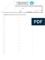 Blank Form For Test (A-C)