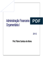 Finanças Corporativas e Administração Financeira