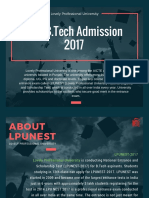 LPUNEST B.Tech Admission 2017