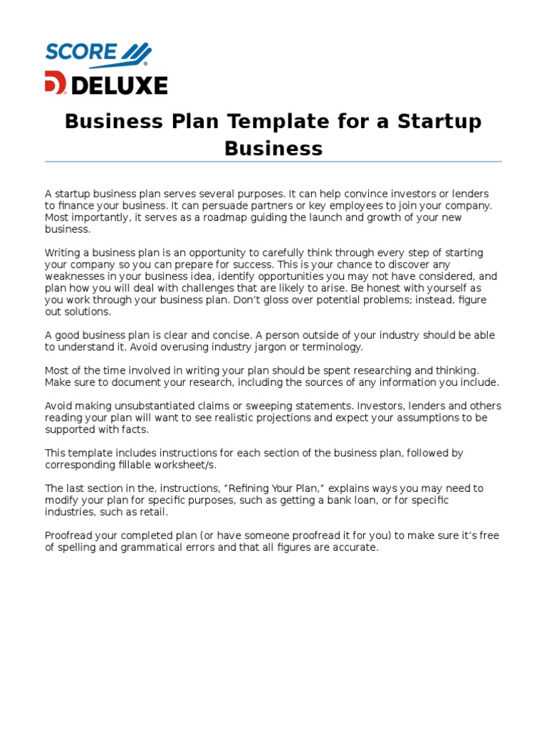 score business plan pdf