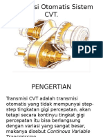 CVT Sistem Transmisi Otomatis