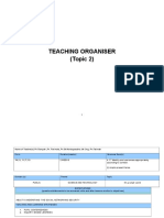 Teaching Organiser (1) - Chapter 2