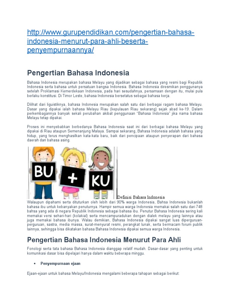Pengertian Bahasa Menurut Para Ahli Berbagi Informasi
