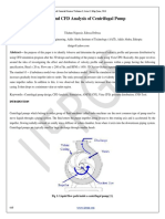 Design and CFD Analysis of Centrifugal Pump: Keywords