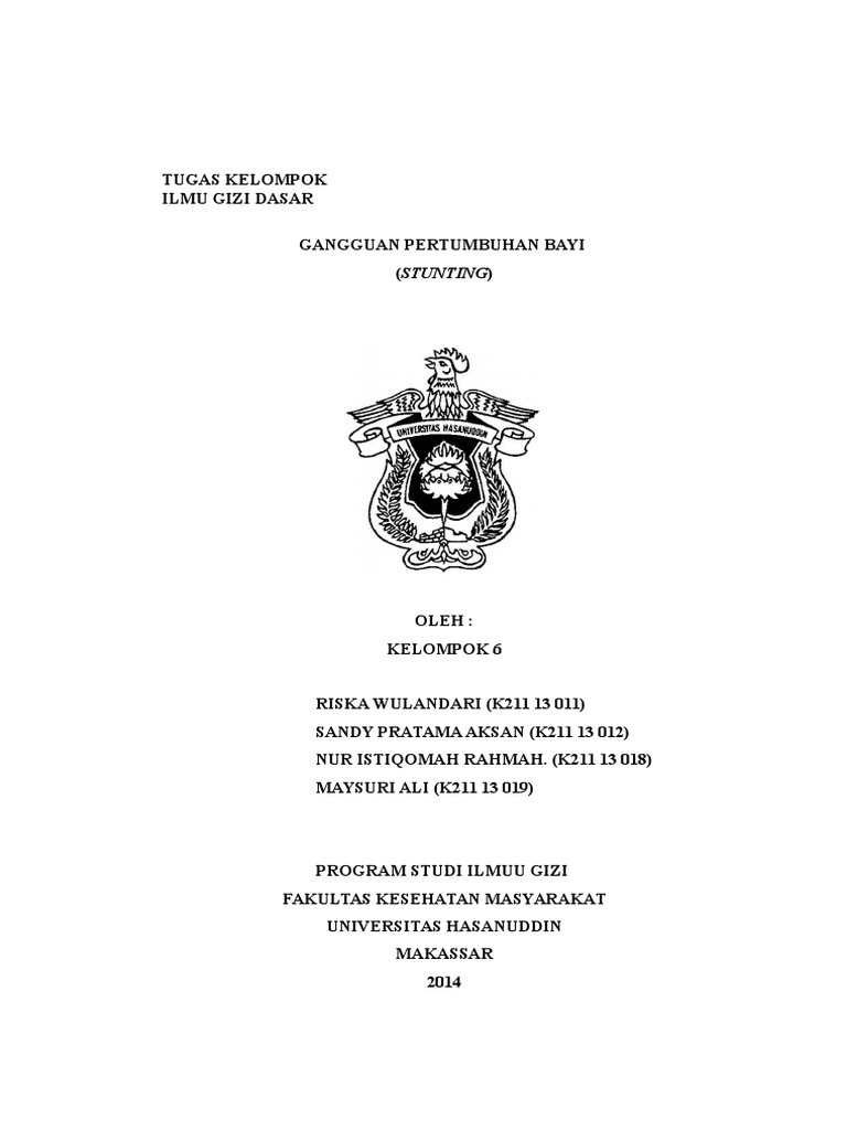 Makalah Stunting | PDF