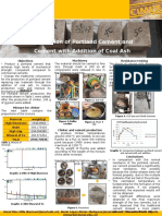 Production of Portland Cement with Coal Ash Addition