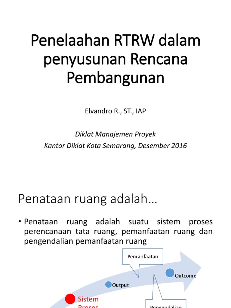 Penelaahan RTRW untuk Rencana Pembangunan | PDF | Seni | Komputer