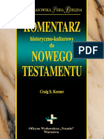 Komentarz Historyczno - Kulturowy Do - NT - Fragment