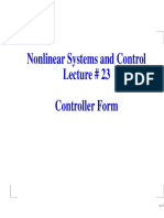 Nonlinear Systems and Control