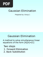 Gaussian Elimination