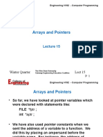 Lecture 15 - Arrays and Pointers - 06