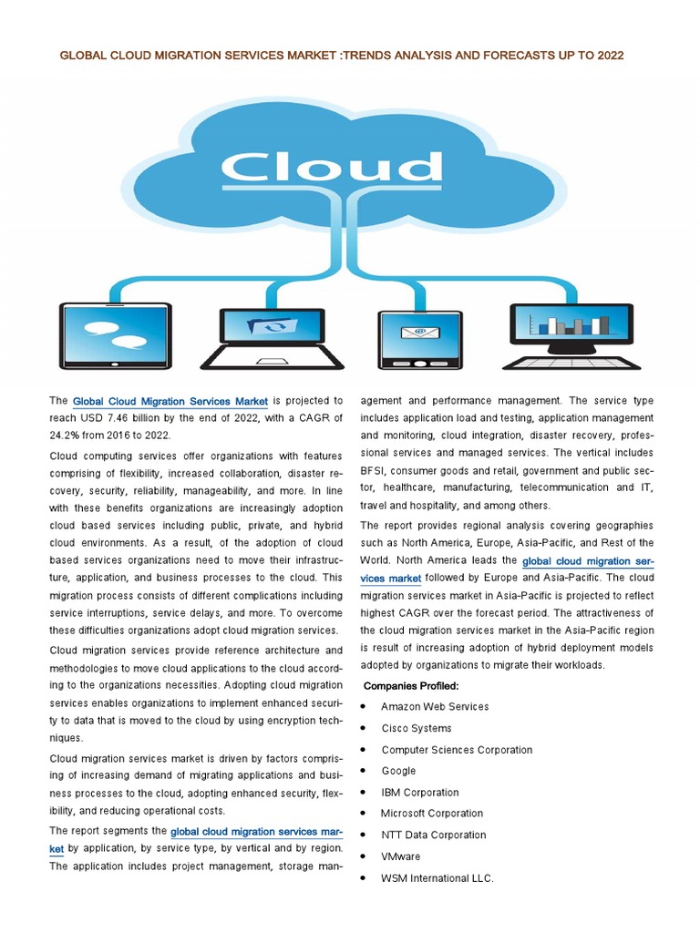 Global Cloud Migration Services Market | PDF | Cloud Computing | Computing
