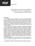porto Uma analitica do poder para as politicas publicas Foucault e a contribuicao da Anthropology of Public Policy.pdf