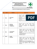 Jadwal Pelaksanaan Pemeliharaan Sarana