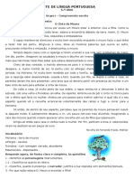 Teste de Língua Portuguesa - 6.º