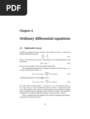 Ordinary Differential Equation Ellipse Apsis