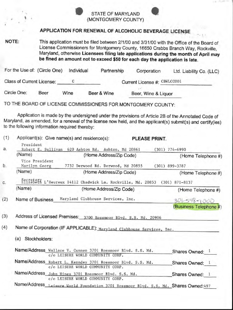 2000 Application PDF PDF Notary Public License