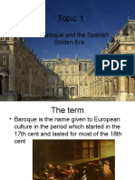 Topic 1: The Baroque and The Spanish Golden Era