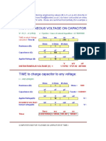 Capacitor Voltage time.xls