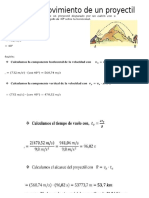 Ejemplo Movimiento de Un Proyectil