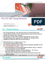 TD-LTE Cell Timing Advance