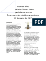 Corriente Eléctrica y Resistencia